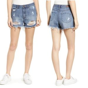Articles of Society Ripped Denim Shorts. Only worn once.